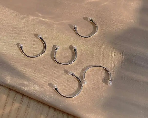 Ojo Yeria Perlenring Set Öffnung - 5 St Geometrisch Größe M