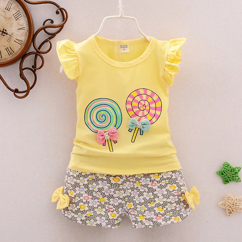 Cindy YoYo Lollipop Ärmellos Set - Baumwolle 2teilig 1-3J