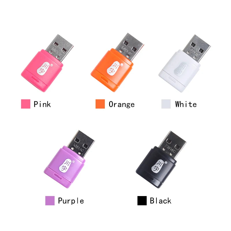 High-Speed USB 2.0 Micro SD Kartenleser Adapter mit TF Kartensteckplatz