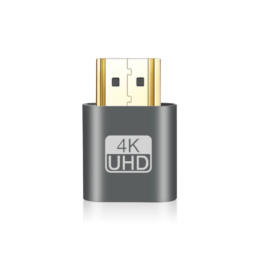 Display-Adapter 2025: VGA Virtual Display Adapter HDMI-compatible 1.4 - DDC EDID Dummy Plug Headless Ghost Display Emulator Video Card Lock Plate Collection