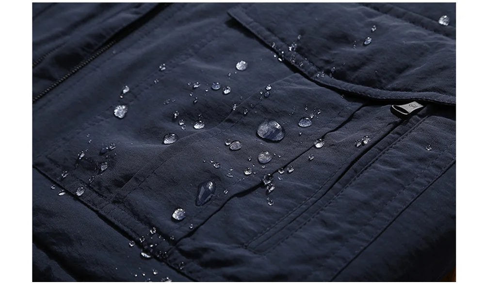 DIMUSIC Wärmegefütterte Steppweste - Größe M-XXL Wasserabweisend Fleece