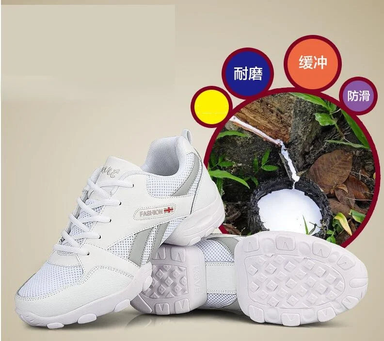 Men's Dance Sneakers Jazz Dancing Shoes Boy's Modern Mesh Breathable High Quality Non-slip Outdoor Male Sports Shoe