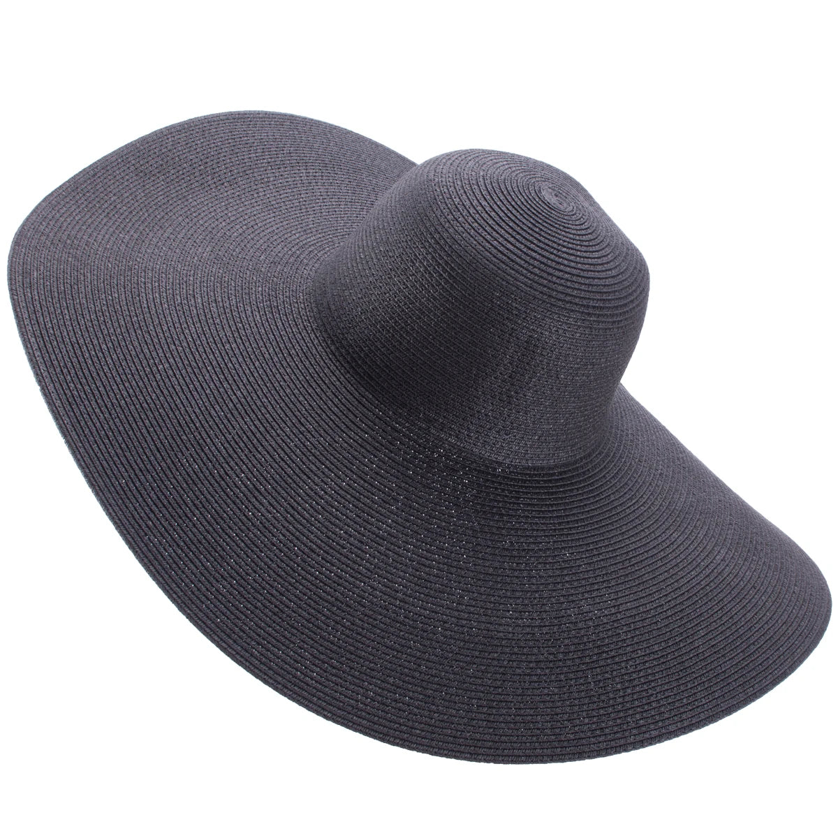 Pălării de paie pliabile, supradimensionate, cu bor larg, Lawliet, elegante, pentru plajă, pentru nuntă, femei, cu boruri largi, A330