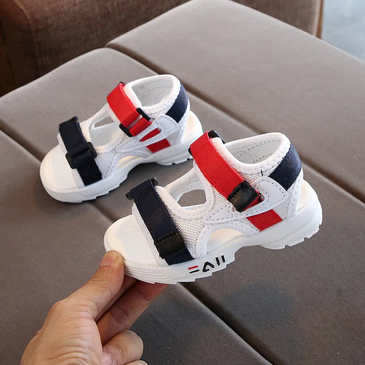 ZYCZWLC Kinder Sandalen Rutschfest - Größe 21-30 Klett