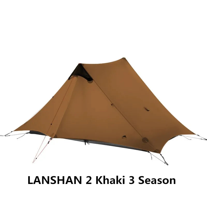 Ultralight Camping Zelt 2025 - 3F UL GEAR LanShan 2 Professional 15D Silnylon
