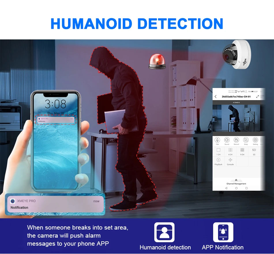 Überwachungssystem 2025: Hiseeu 4CH 5MP POE Dome IP Camera System Kit - Video Surveillance Set Night Vision Home Outdoor Waterproof Security Camera Set POE Collection