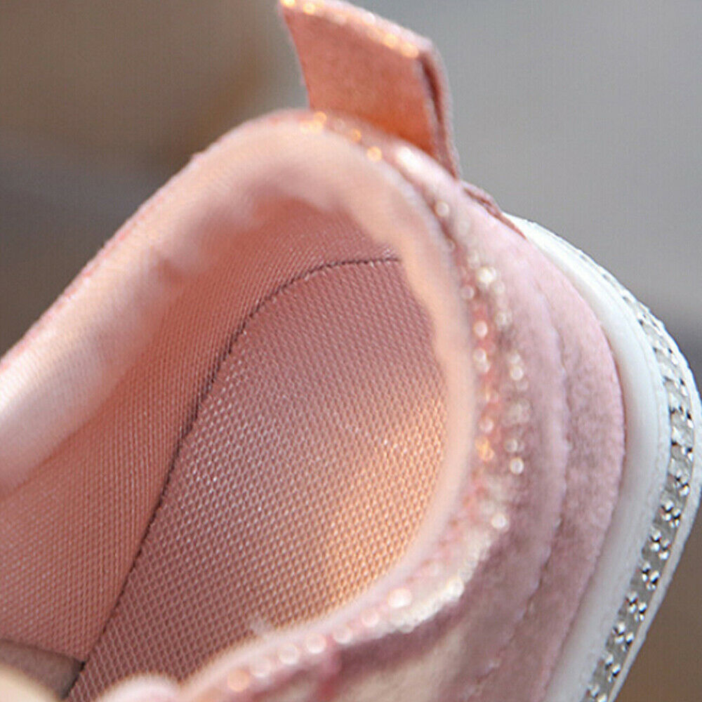 Lioraitiin Mädchen Sport Schuhe 2025 - Weiche Sohle Pailletten Casual Sneakers - Süße Schleife Glänzend Schuhe