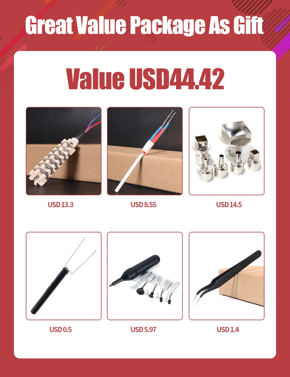 YIHUA 853AAA 1200W Preheating Station PCB Preheater Soldering Station BGA Rework Station Soldering Iron Heat Gun Welding Station