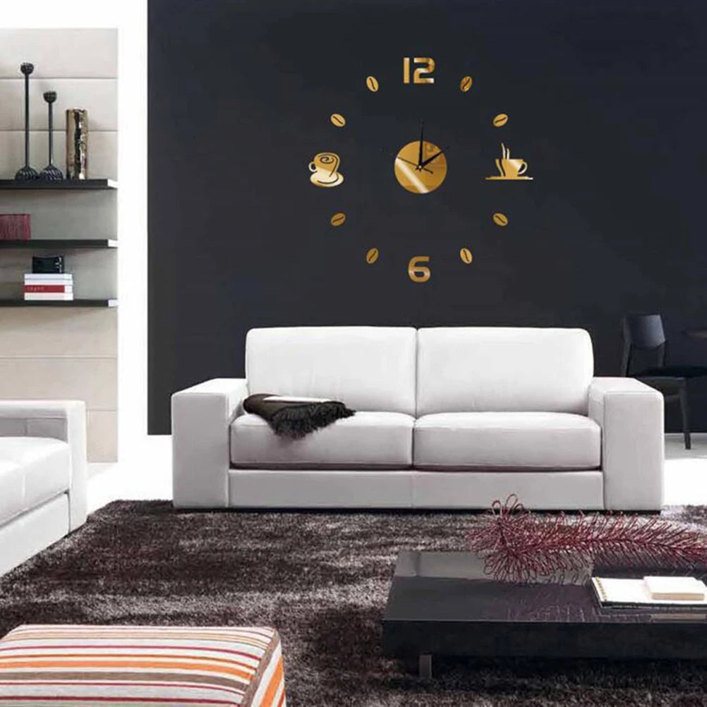 Choice 3D Wanduhr Acryl DIY - Leise Batteriebetrieb 30 cm