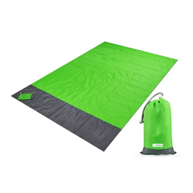 Large Beach Anti-sand Towels 200 cm Mat Anti Sand-free Beach Anti Sand Beach Blanket Oversized Pocket Picnic Wind Prevent Proof