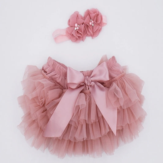 Baby-Tutu-Set 2025: Tulle-Bloomers Regenbogen-Rock - Newborn Fashion Collection