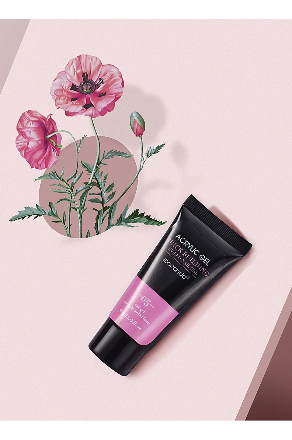 Gel de unghii 2025: 30ml acrilic dur, transparent - Colecție UV LED