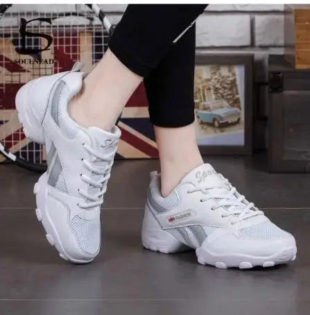 Men's Dance Sneakers Jazz Dancing Shoes Boy's Modern Mesh Breathable High Quality Non-slip Outdoor Male Sports Shoe