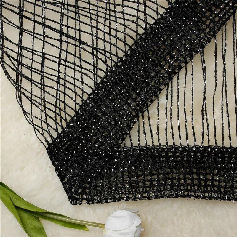 String Vorhang Quaste - 1 Paneel, Schlauch, halbtransparent