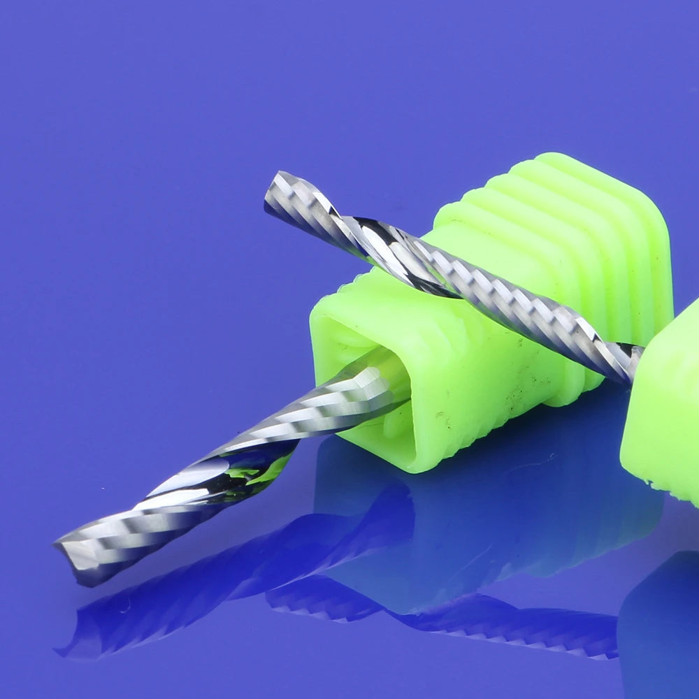 HOZLYCED Singleflute Spiralfräser - Ø3.175-8mm 38-80mm