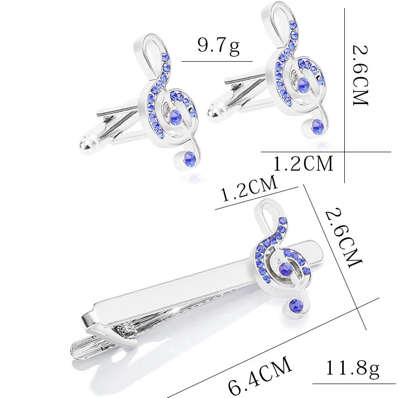 Fashion Business Hemd Ärmel Dekorative Buttons 2025 - Klassisch Geometrisch Tie Clips Manschettenknöpfe Set - Herren Luxus Schmuck Geschenk