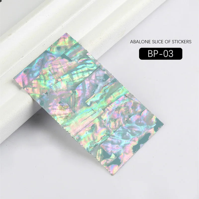 Art Lalic Abalone 3D Perlmutt - Selbstklebend 1Blatt BP01