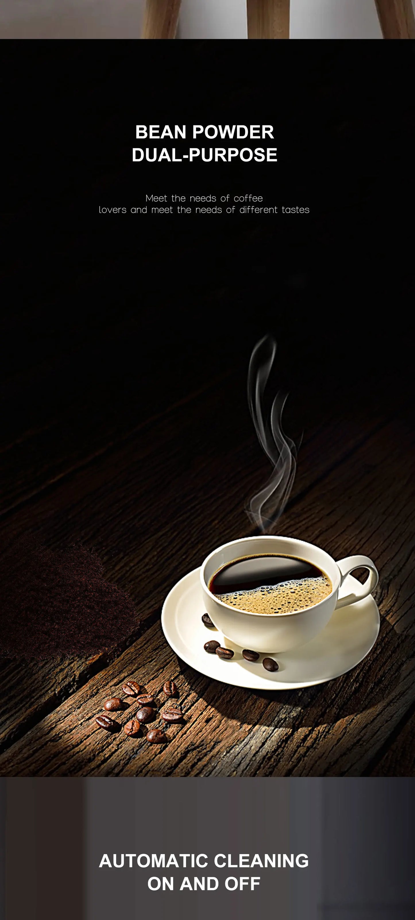 Coffee Machine Automatic Grinder All-In-One Machine Commercial American Office Use Italian Home Coffee Machine Coffee machine