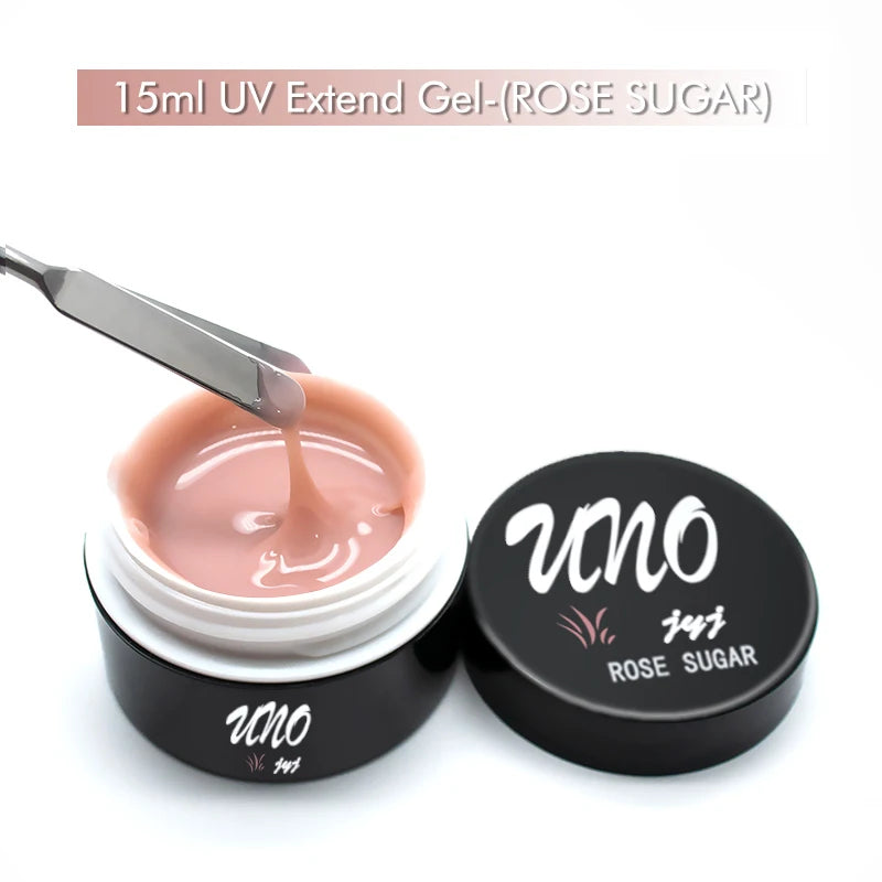 Gel de unghii pentru extensii de unghii 15ml, lac de unghii semipermanent, 3 culori, lac UV hibrid, gel acrilic