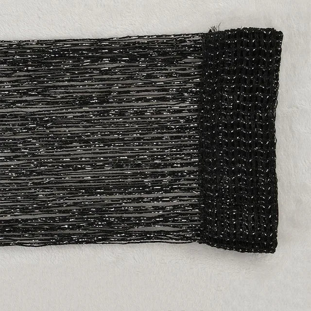 FadenVorhang Schnur glänzende Quaste - 300x290 cm, 1 Panel