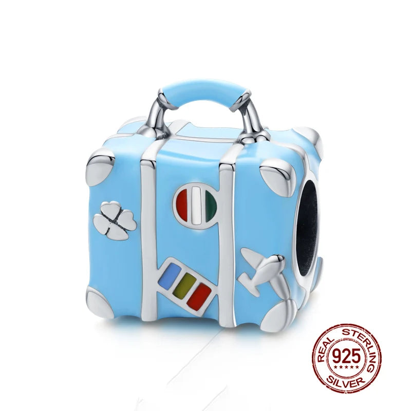 WOSTU 925 Sterling Silver femei băieți fete Pet cameră albină farmec cafea buburuză mărgele se potrivesc DIY brățară originală pandantive bijuterii