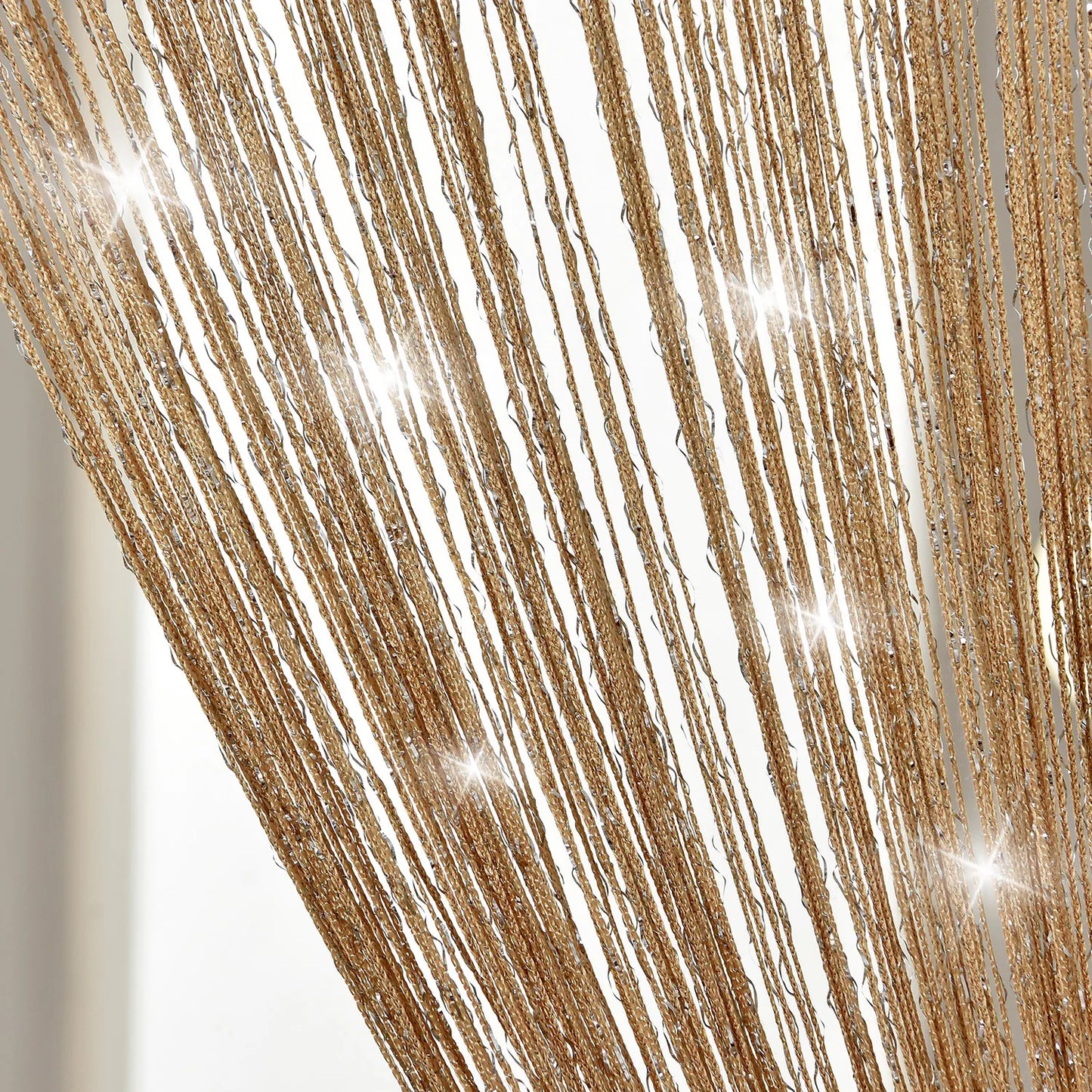 String Vorhang Quaste - 1 Paneel, Schlauch, halbtransparent