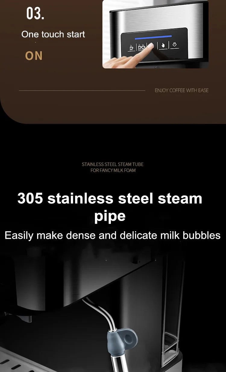 Pink Bunny 001 Espressomaschine Touch - 11-16 Tassen 20bar