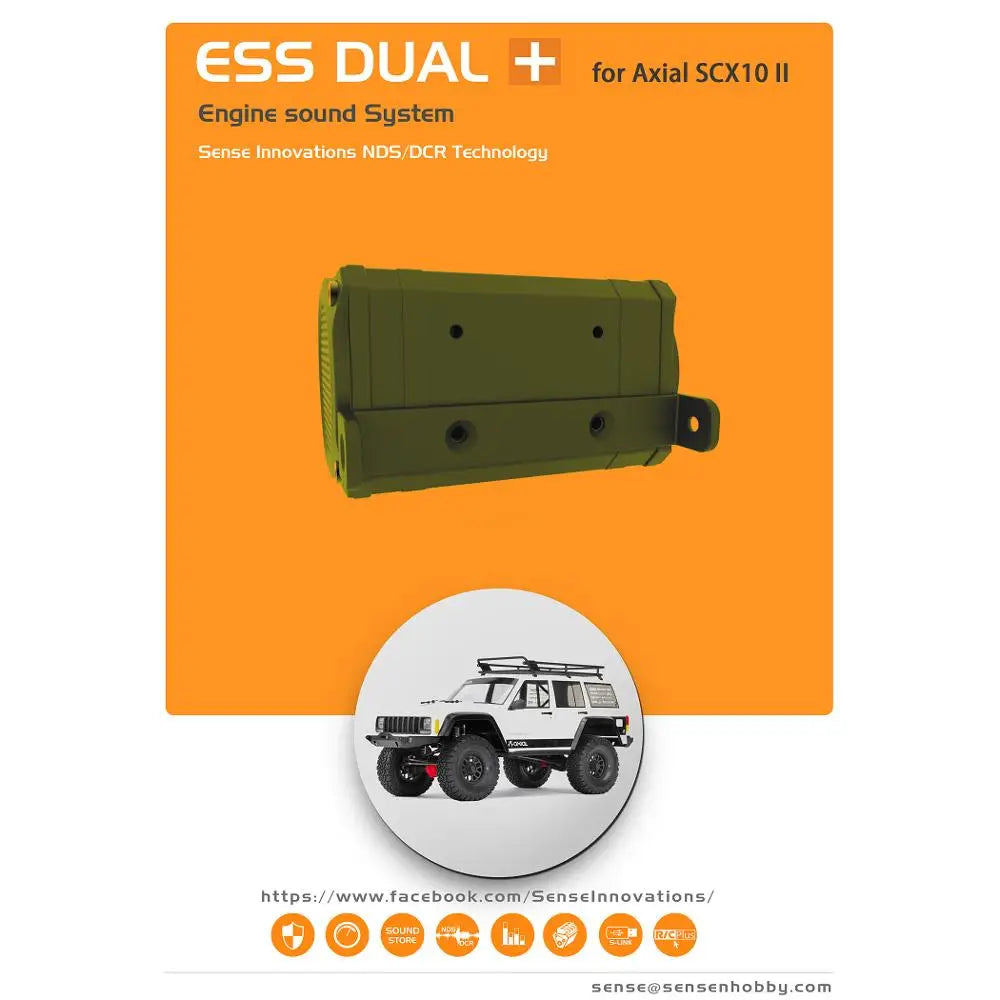 RC-Motor-Sound-Simulator 2025: SENSE ESS-DUAL 2-Speaker - Racing Modification Collection