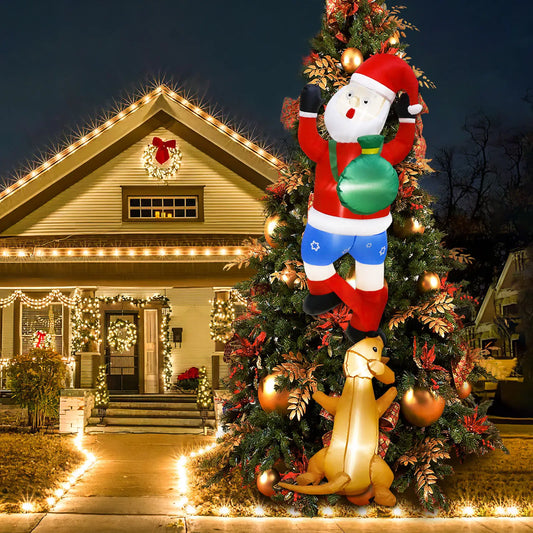 Ourwarm New Arrival 6FT Outdoor Christmas Inflatable Decoration for Yard Holiday Party or Garden Lawn Decor