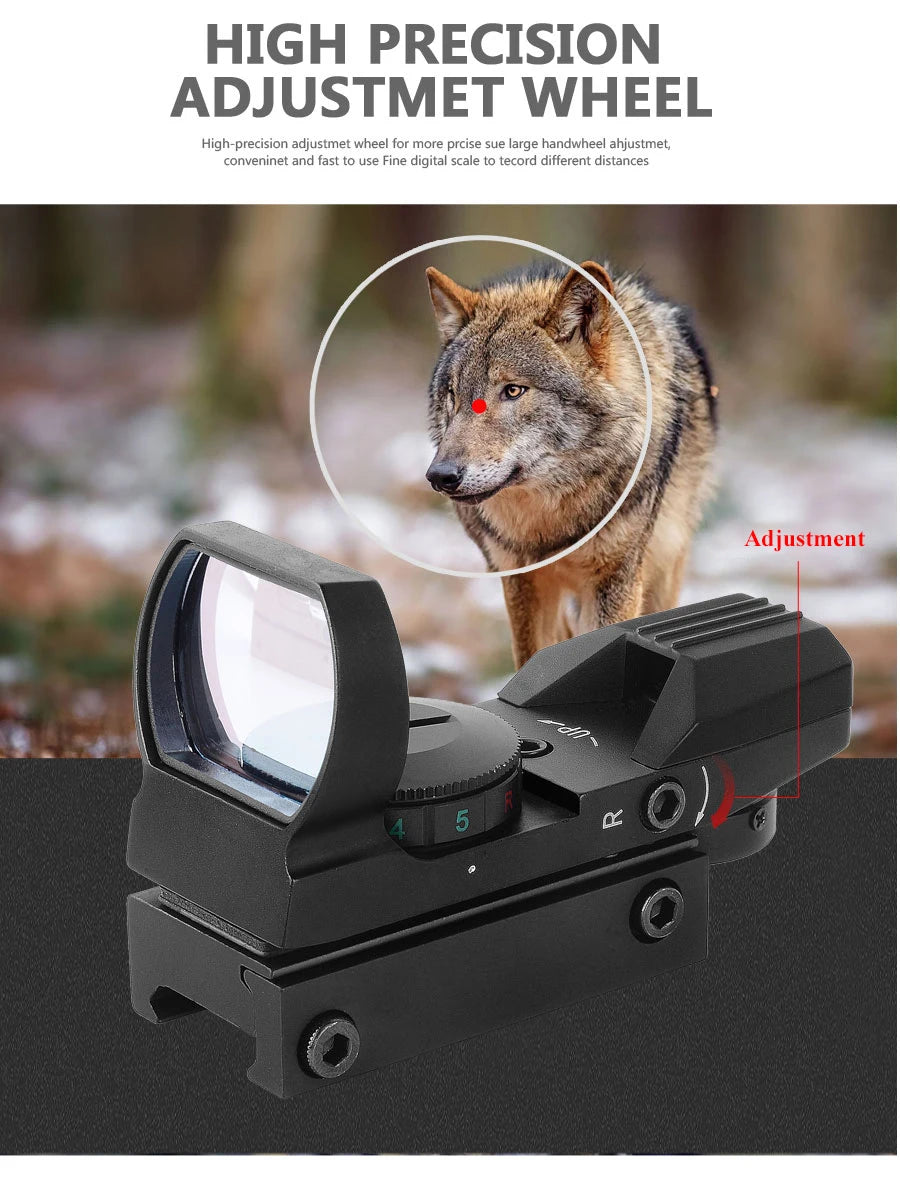 Bestsight Holographisch Rotpunktvisier - 20mm Schiene 6x