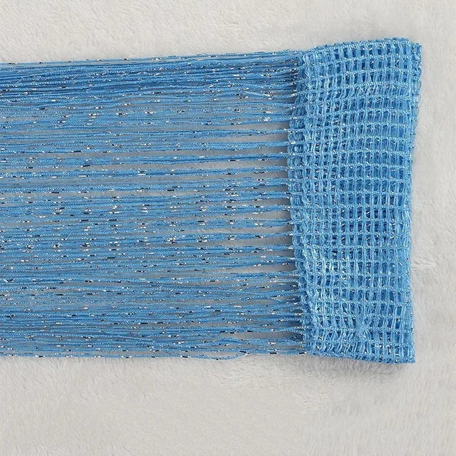 FadenVorhang Schnur glänzende Quaste - 300x290 cm, 1 Panel