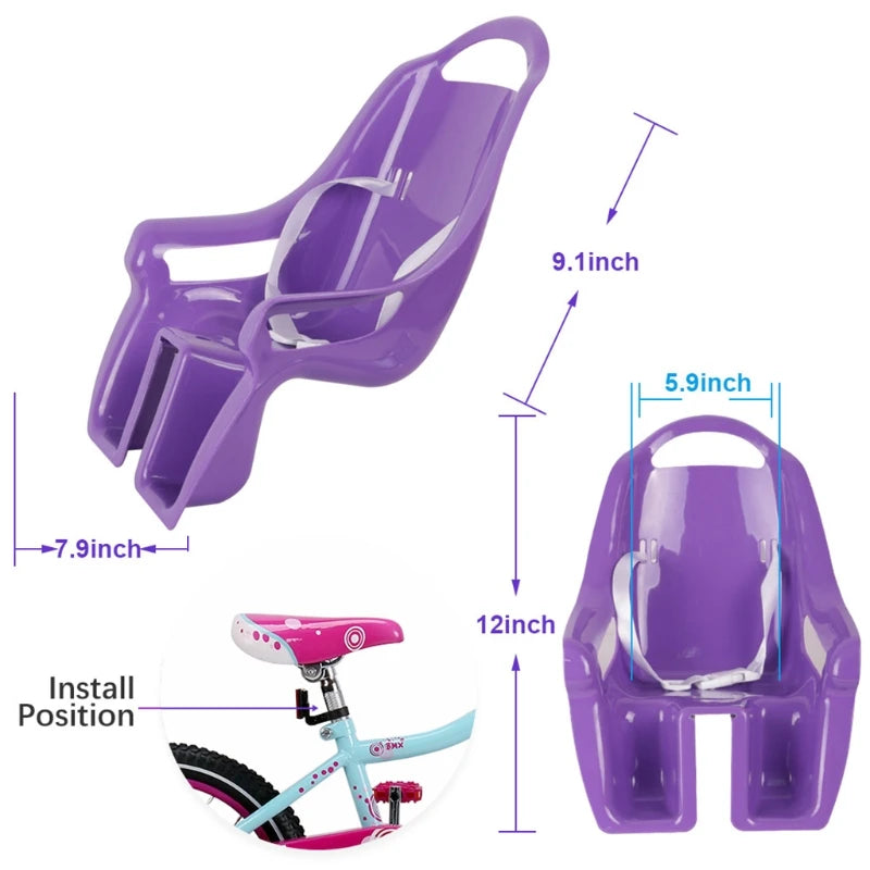 Unique Bike with Stickers DIY Decal Girls Kids Bike Decorations H055
