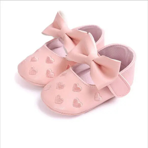 Casual Baby Schuhe 2025 - Baby Mädchen Krippe Schuhe Schleife Weiche Sohle - Erste Laufschuhe Sneakers Laufen Schuhe