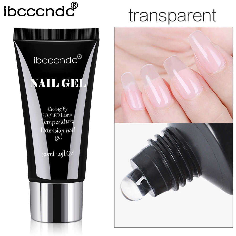 Gel semipermanent pentru unghii, gel de unghii Polygels, lampă UV LED, material pentru extensii de unghii, lampă acrilică, temperatură