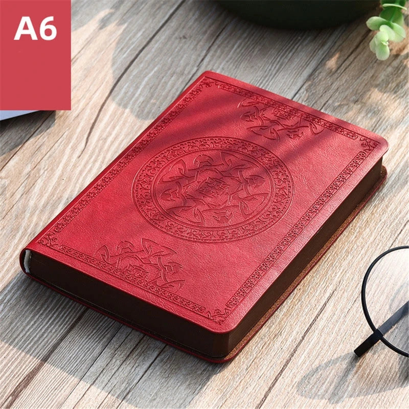 OOTDTY HXBD7HH Vintage Notizbuch - PU Leder 14.6x10.5cm
