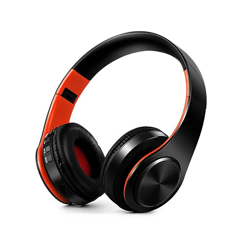 CATASSU Bluetooth Kopfhörer Over-Ear Stereo Drahtloses Headset Weiche Leder Ohrpolster Eingebautes Mikrofon für PC/Handy/TV