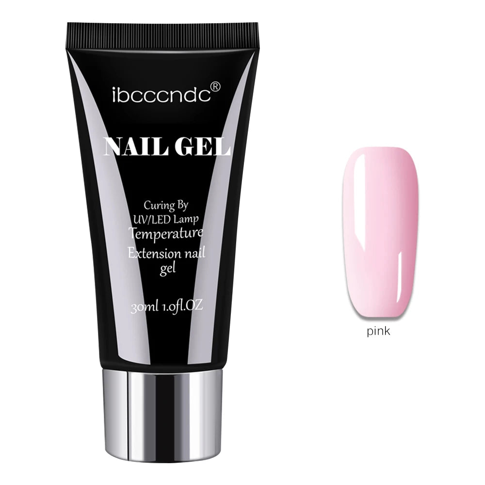 Gel semipermanent pentru unghii, gel de unghii Polygels, lampă UV LED, material pentru extensii de unghii, lampă acrilică, temperatură