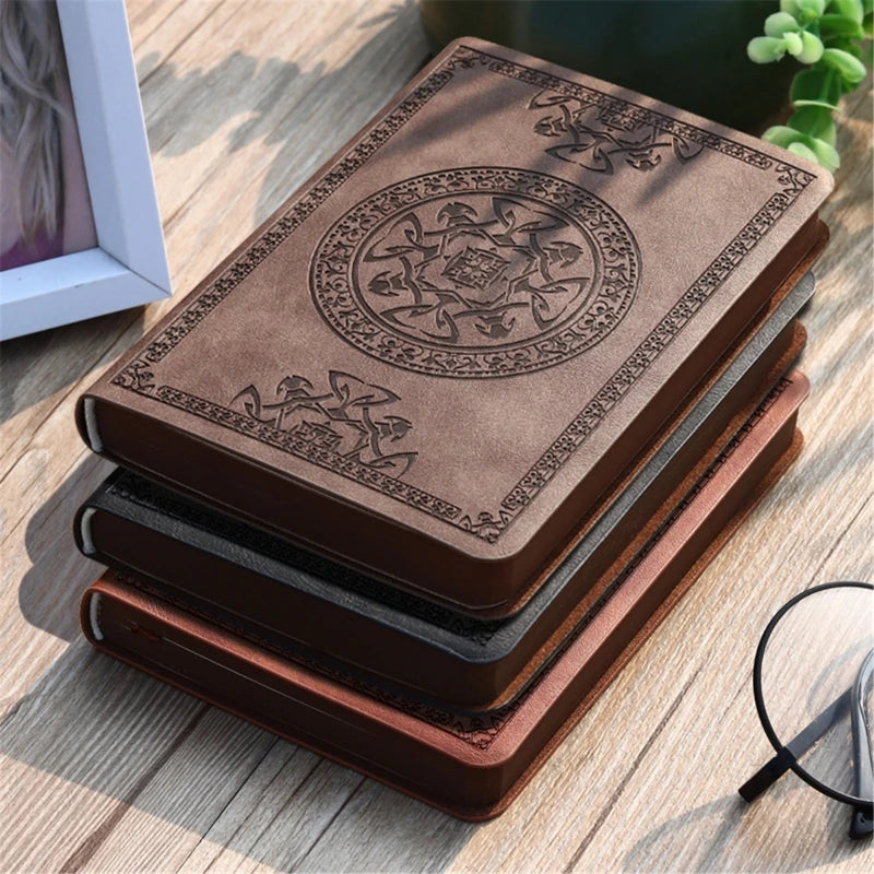 OOTDTY HXBD7HH Vintage Notizbuch - PU Leder 14.6x10.5cm