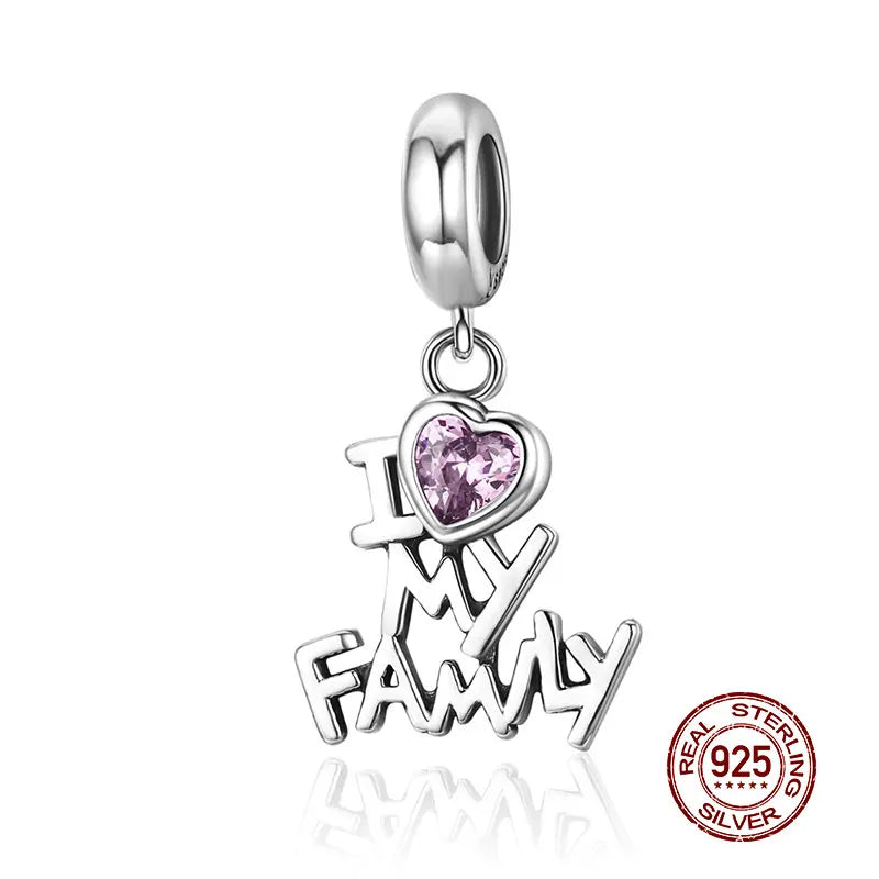 WOSTU 925 Sterling Silber Anhänger 2025: Frauen Junge Mädchen Haustier Kamera Biene AAA Cubic Zirkonia - Kaffee Marienkäfer Perlen DIY Original Armband 1.9g