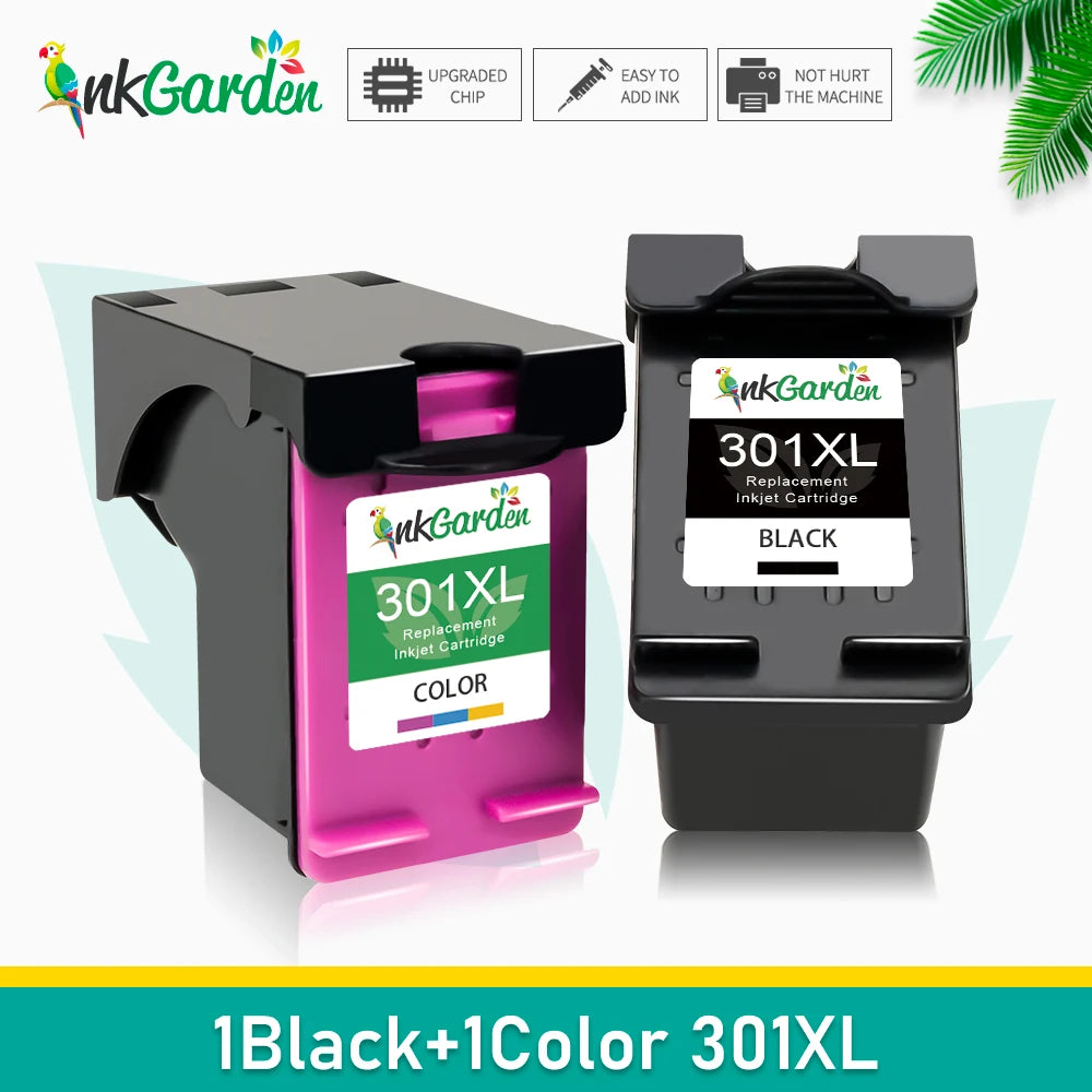 Ink Garden 301XL Ersatzpatrone - Schwarz Und Farbe Kompatibel