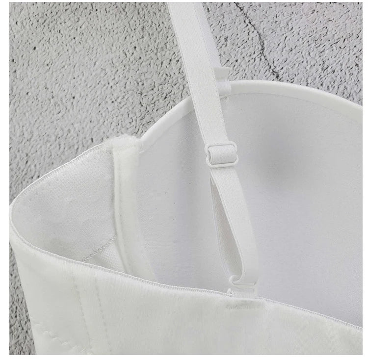 Sherhure JY6635 Perlen Trägerlos - Kurz Polyester Elastisch