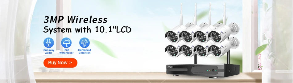 Überwachungssystem 2025: Hiseeu 5MP 3MP 8CH POE NVR Video Audio Record - ONVIF CCTV IP Security Surveillance Camera System Kit Set Outdoor House Waterproof Collection