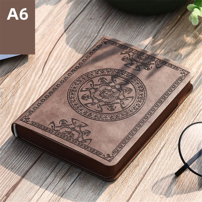 OOTDTY HXBD7HH Vintage Notizbuch - PU Leder 14.6x10.5cm