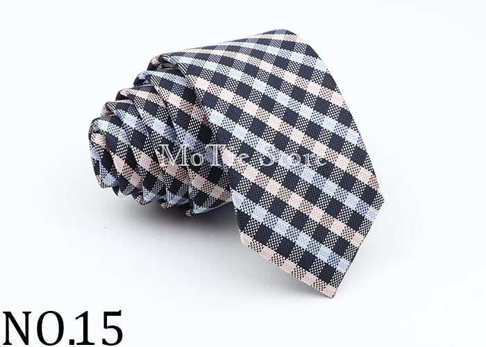 Neue Jacquard-Schottenkrawatte für Männer - Klassische 6cm-Krawatte für Hochzeit, Geschäft und Suit