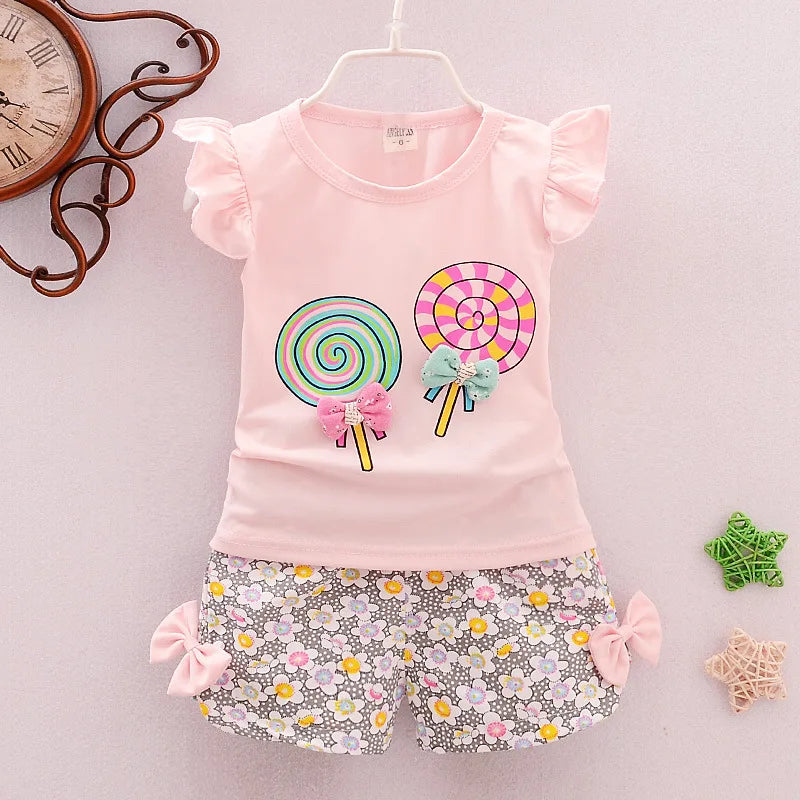 Cindy YoYo Lollipop Ärmellos Set - Baumwolle 2teilig 1-3J