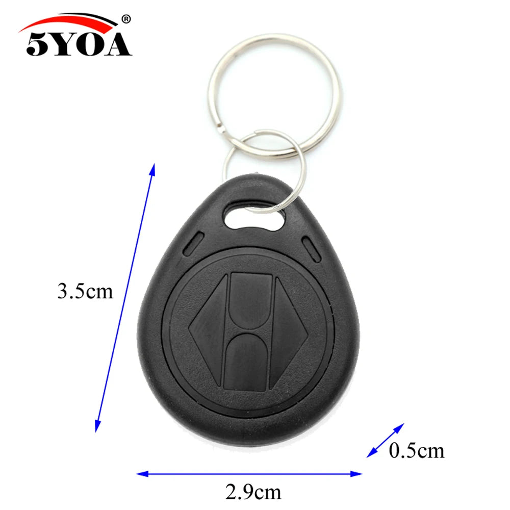 RFID-Tags 2025: 10 Stück EM4305 125Khz Schlüssel Kopie Wiederbeschreibbar - T5577 Keyfobs RFID Tag Ring Karte Proximity Token Zugang