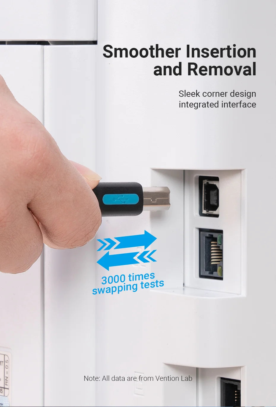 USB Druckerkabel 2025 - Vention USB 2.0 Type A zu B - Drucker Scanner Kabel HP Canon Epson ZJiang