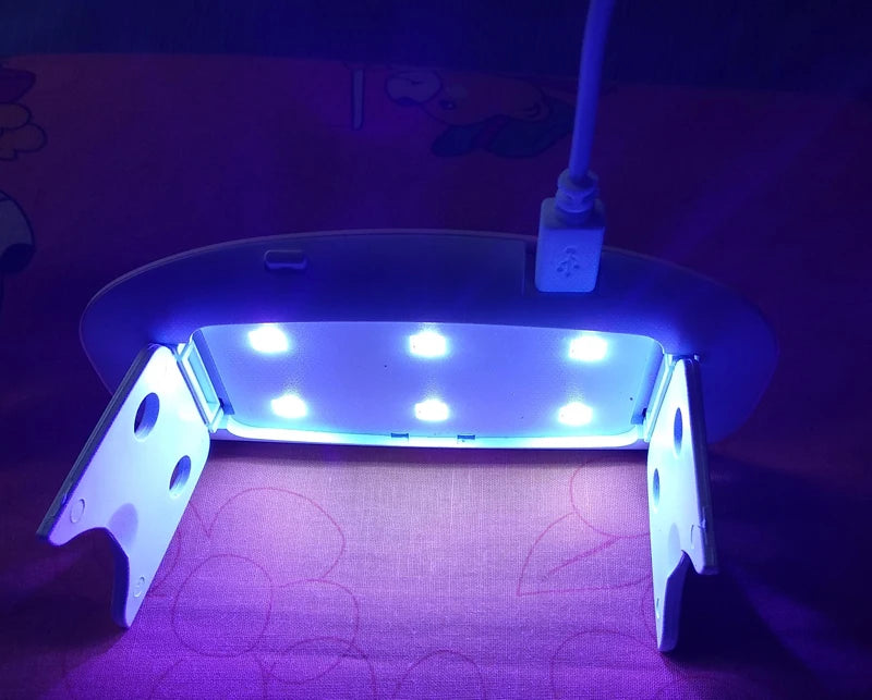 Commodity HLD02 Mini LED Nageltrockner - 6W 6 LEDs 132x67mm