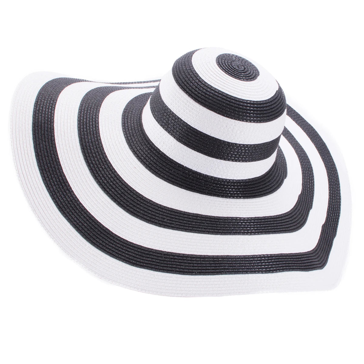 Pălării de paie pliabile, supradimensionate, cu bor larg, Lawliet, elegante, pentru plajă, pentru nuntă, femei, cu boruri largi, A330