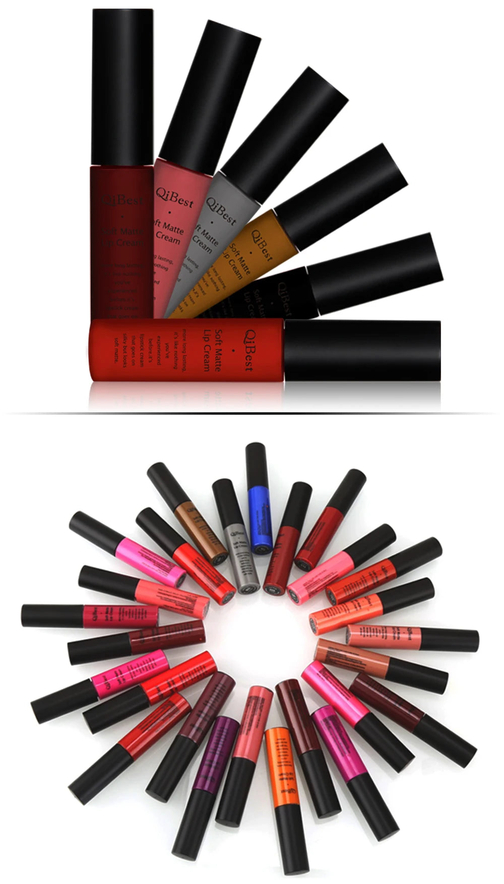 Ruj lichid mat, rezistent la apă, de lungă durată